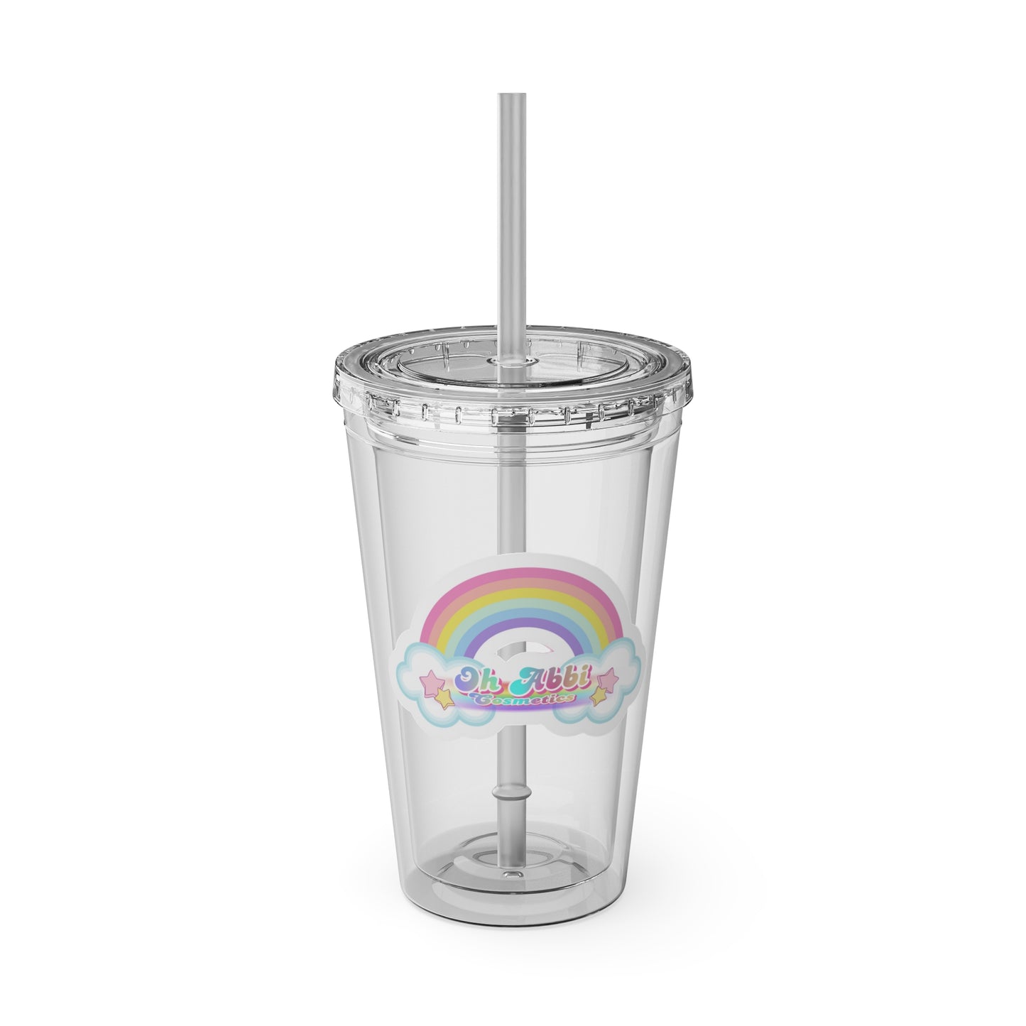 Sunsplash Tumbler with Straw, 16oz